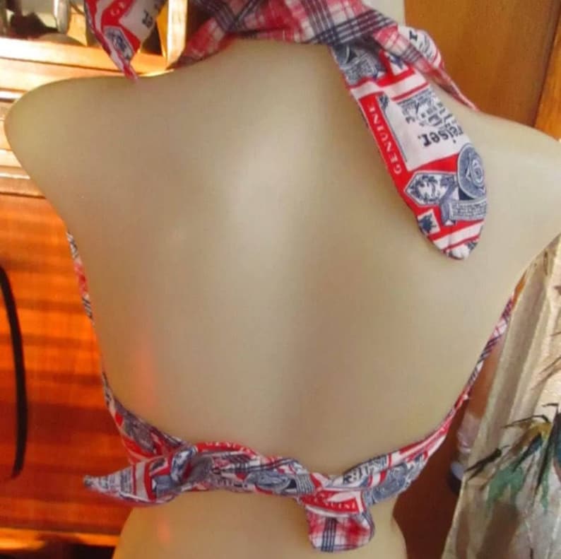 Budweiser Beer Vintage Halter Top Medium