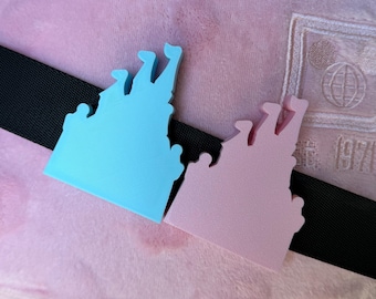 Disney Castle Belt Bag Charm for 1.5 Inch (38 mm) Strap