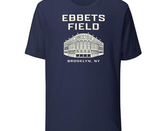 エベッツ・フィールド Tシャツ - ブルックリン、ニューヨーク | レトロ ベースボール Tシャツ
