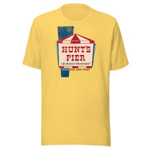 Hunt's Pier T-Shirt - Wildwood, NJ | Retro Jersey Shore Theme Park Tee