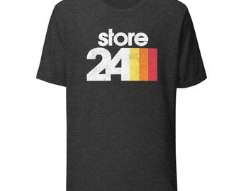 ストア24 Tシャツ | レトロなオールドスクールコンビニエンスストアTシャツ