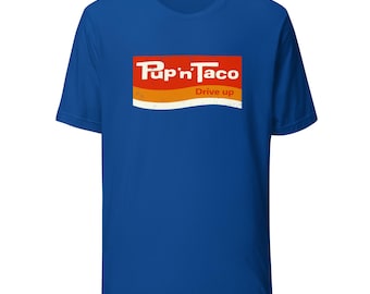 Pup 'n Taco Tシャツ - レトロ70年代ヴィンテージファストフードチェーンTシャツ