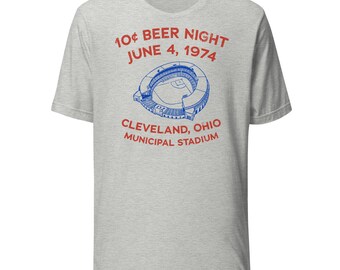 10セントビールナイトTシャツ - クリーブランド市営スタジアムTシャツ