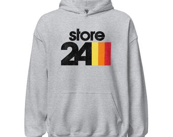 ストア24パーカー｜レトロなオールドスクールコンビニエンスストアスウェットシャツ