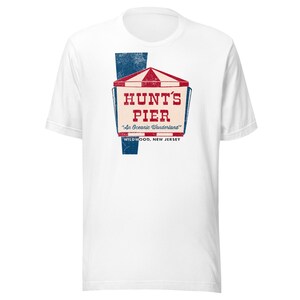 Hunt's Pier T-Shirt - Wildwood, NJ | Retro Jersey Shore Theme Park Tee