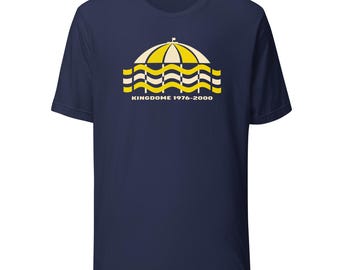 Kingdome Tシャツ - シアトル、ワシントン州 | レトロ70年代野球スタジアムTシャツ