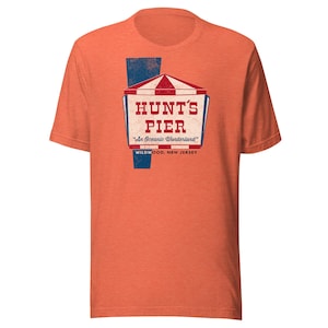 Hunt's Pier T-Shirt - Wildwood, NJ | Retro Jersey Shore Theme Park Tee