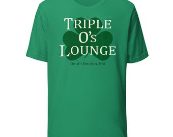 トリプルオーズ ラウンジ Tシャツ - マサチューセッツ州サウスボストン | アイルランドの聖パトリックデーTシャツ