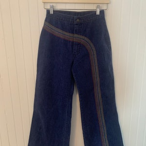 70s Rainbow Jeans 