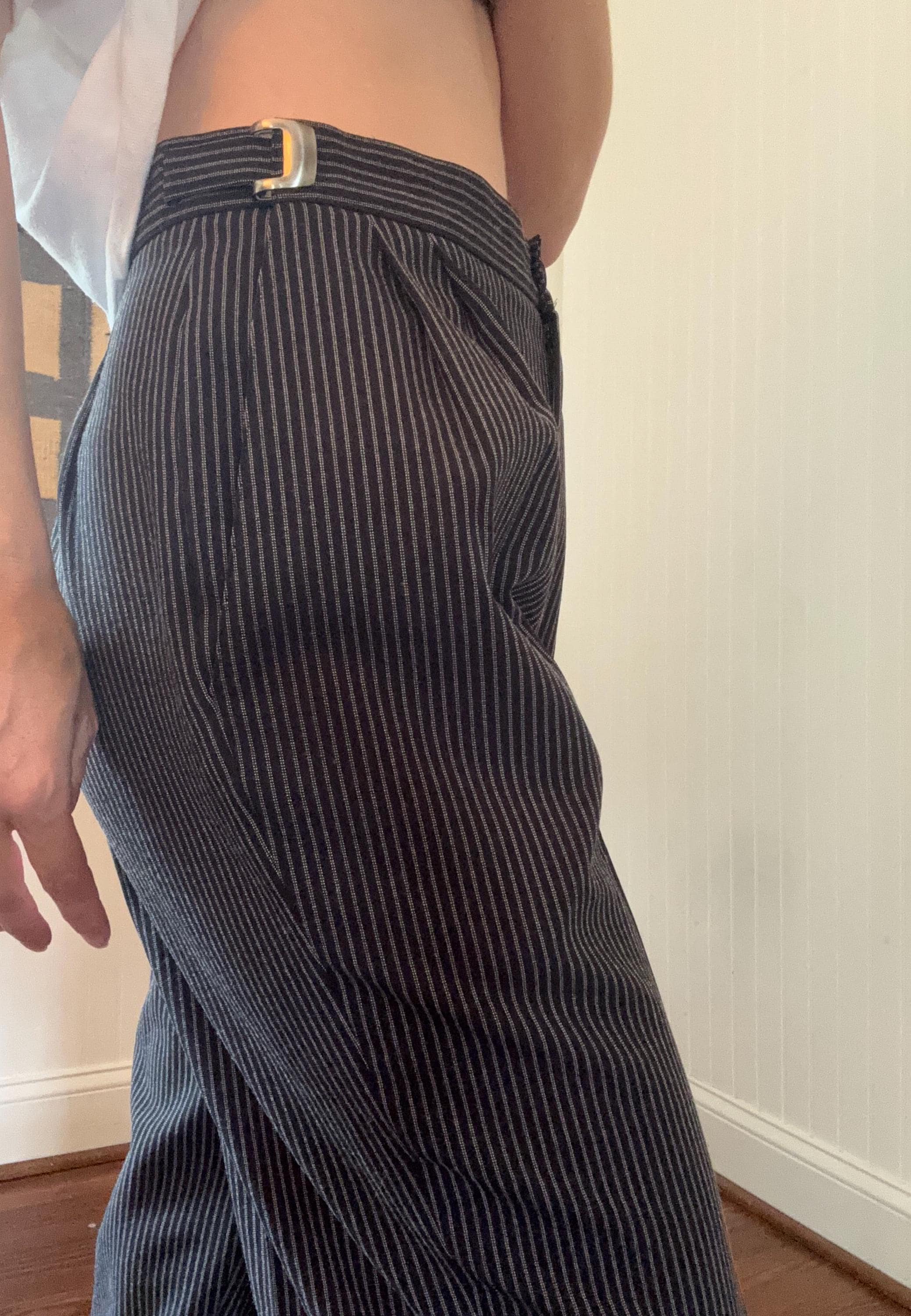 90s Striped Pants - Etsy 90s Striped Pants - Etsy