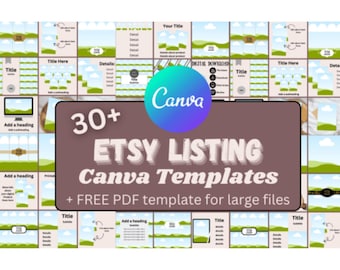 30+ Etsy Listing Canva Templates – Editable Listing Images