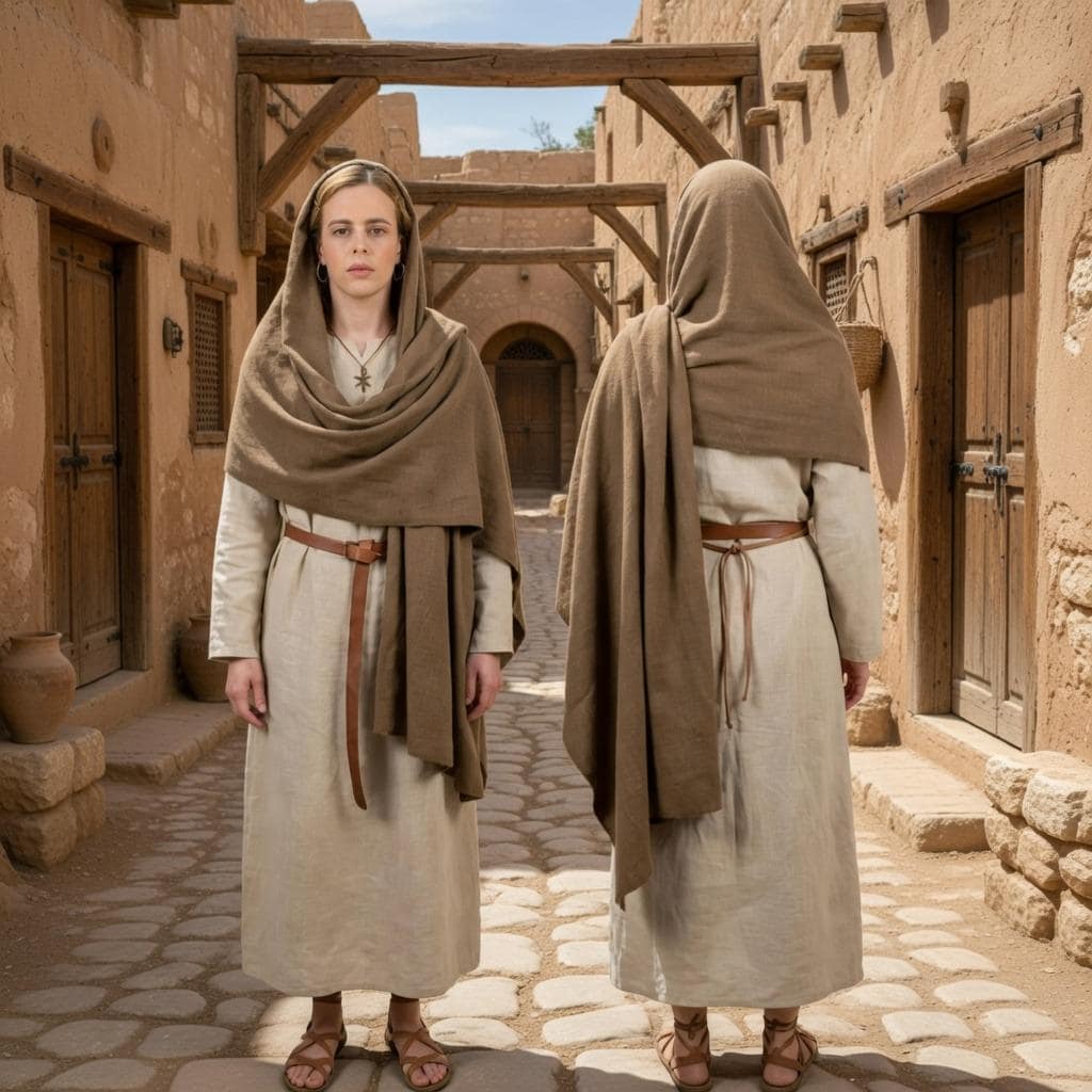 Midieval Robe Outfit Women's Hooded Robe Dress – Modest Medieval Tunic Outfit - Religious ...