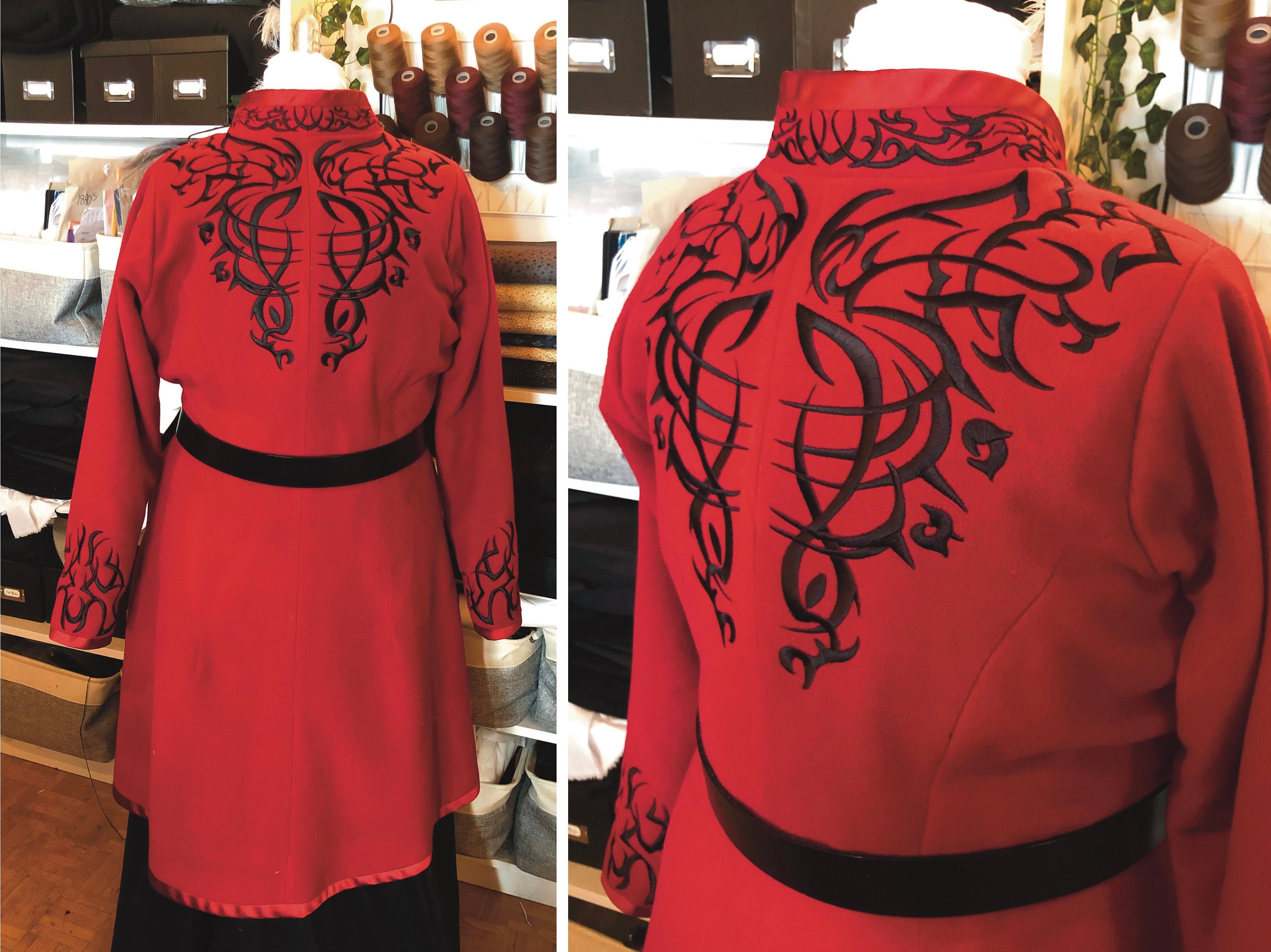 BASE MARK22AW　Ladder Embroidery Coatダッフル BASE MARK22AW Ladder Embroidery Coatダッフル