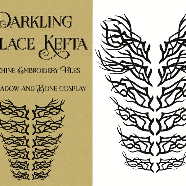 Darkling Kefta: Machine Embroidery Files for Shadow and Bone, Aleksander Morozova Cosplay