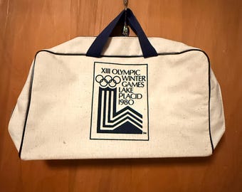 Borsa vintage delle Olimpiadi invernali del 1980