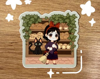 Kiki und Jiji Bäcker Sticker