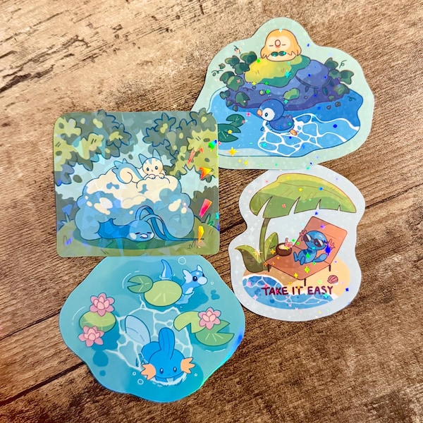 Cute Handmade Pkmn Stickers