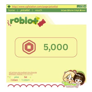 5,000 robux | roblox | fast and safe digital top up