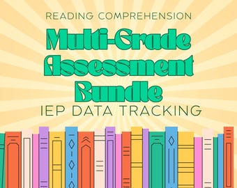 Test zum Leseverstehen | IEP Fortschrittsmonitoring Datenblätter