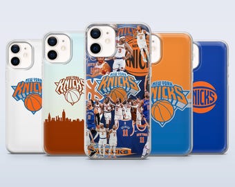 New York Knicks Phone Case Basketball NBA Cover for iPhone 16,15,14,13,12, Samsung S25Fe,S24,S23,S22,A16,A26,A56, Pixel 9Pro,8A