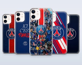 PSG Phone Case Paris Saint-Germain Football Cover for iPhone 16,15,14,13,12, Samsung S25Fe,S24,S23,S22,A16,A26,A56, Pixel 9Pro,8A