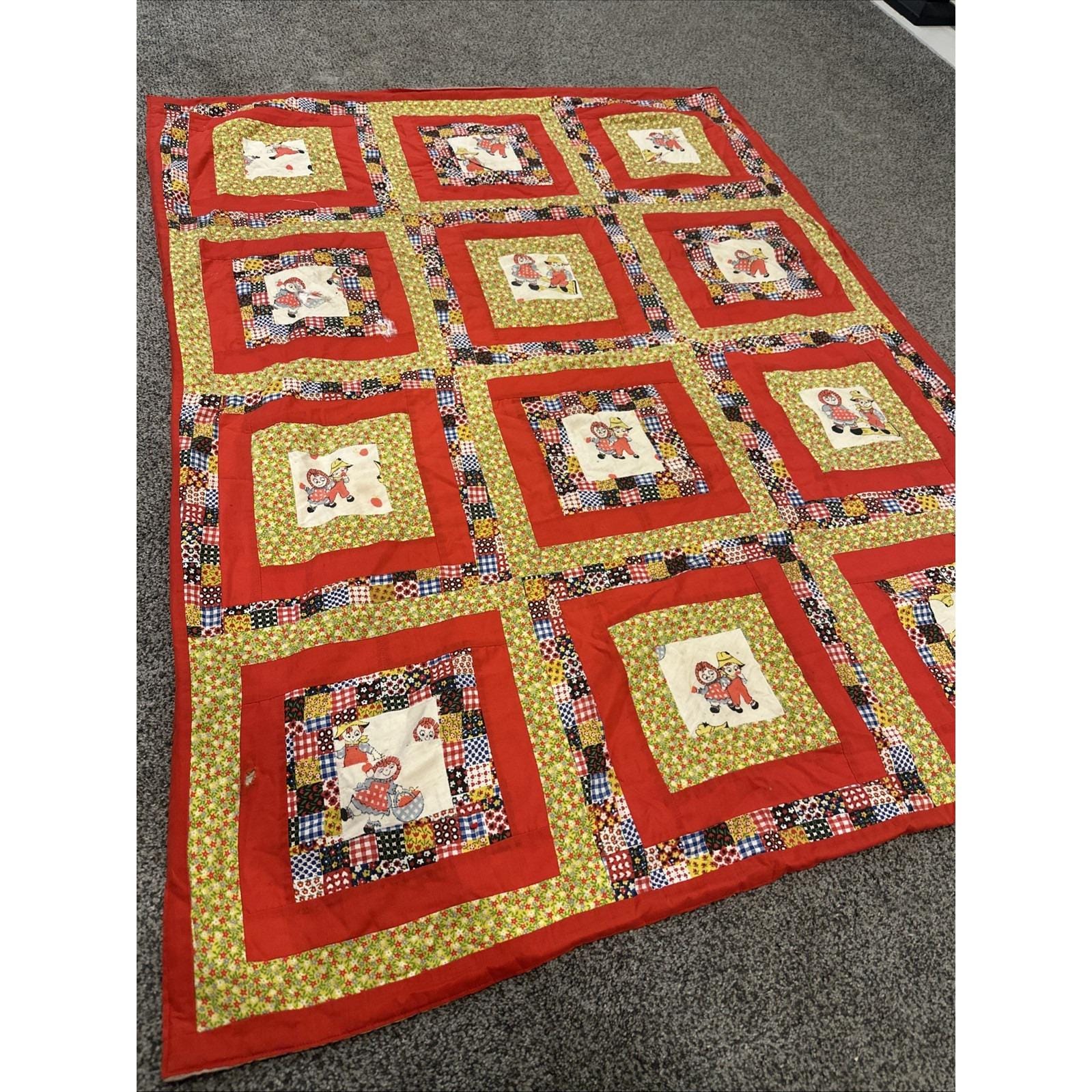 Raggedy ann blanket - Etsy 日本