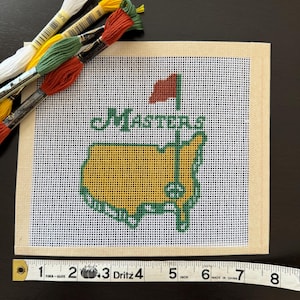 Printed Masters Logo Needlepoint Canvas - Affordable & Beginner Friendly