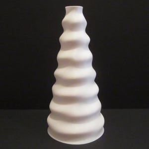 Industrial Stack Vase | Modern Minimalist Bud Vase | Sculptural Accent Decor