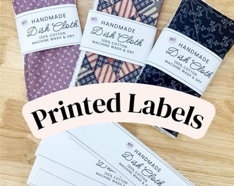 Etichette per panni da cucina / Etichette per fiere artigianali / Confezioni personalizzate per prodotti