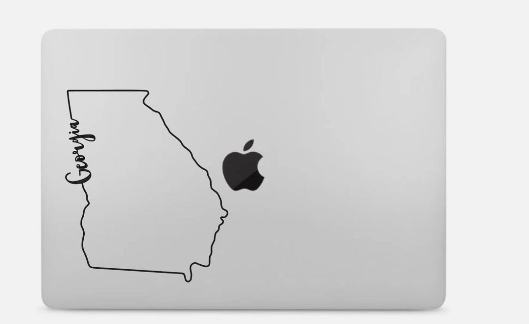 Georgia State Outline Vinyl Decal - Etsy