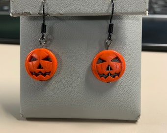 jack-o-lantern earrings