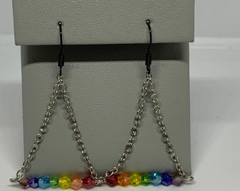 Rainbow earrings