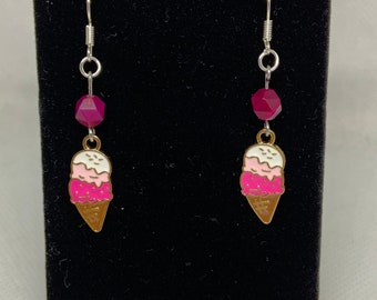 Ice cream earrings