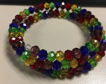 Dark rainbow bracelet