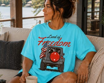 Patriotic American Flag T-Shirt | America Celebration Top, Rustic Western TeeViral Shirt