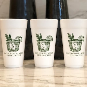 20 oz. Styrofoam Party Cups, Have Yourself A Merry Little Cocktail