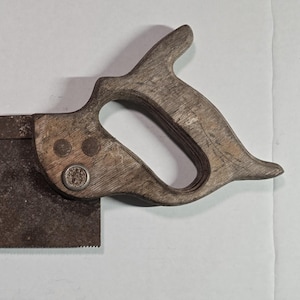 Tappsåg av Craftsman | 40 cm, 2,5 mm diameter | Vintage träbearbetningsverktyg | Restaureringsprojekt