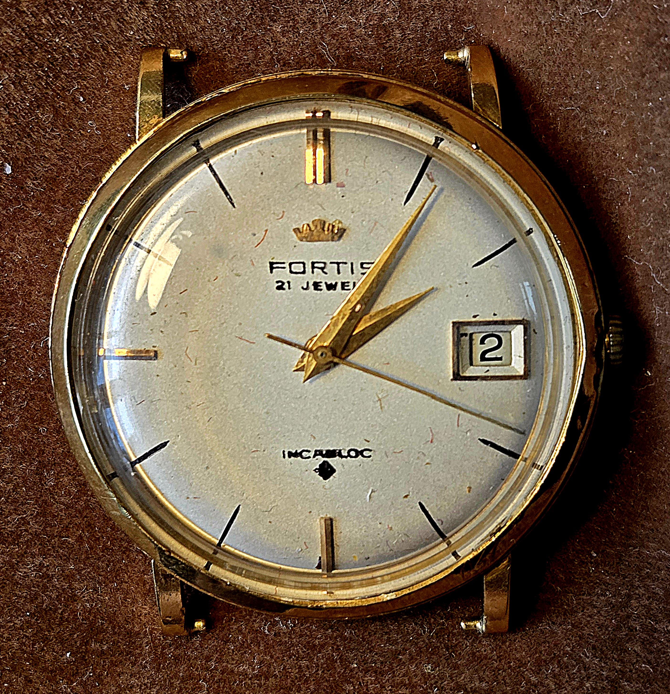 Fortis vintage watch - Etsy 日本