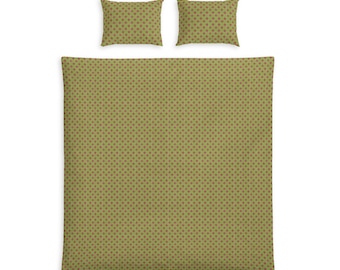 Block Print Cotton Comforter Set | Designer Bedding, Boho Floral Pattern
