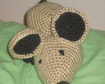 Patrón de crochet Ratón Peek-a-Boo