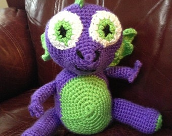 Häkelanleitung Baby Drache