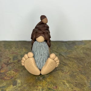 Pinecone Hat Miniature Gnome Handmade Polymer Clay Woodland Acorn Decor