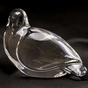 Val St Lambert Bird Crystal - Etsy