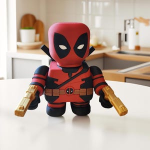 Chunkpool Fan-Made Chunkables Figur Inspiriert von Deadpool