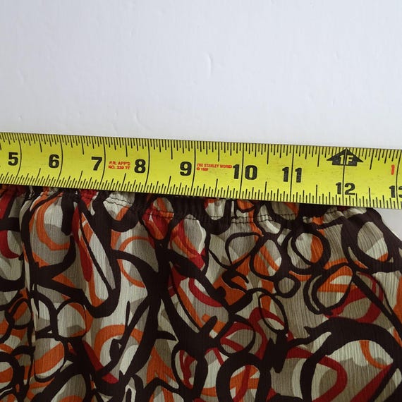 Elementz Multicolor Abstract Print A-line Midi Sk… - image 8