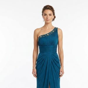 joanna chen dress designer Xscape Joanna Chen designer blue dress size 4 for Sale in West Palm Beach, FL