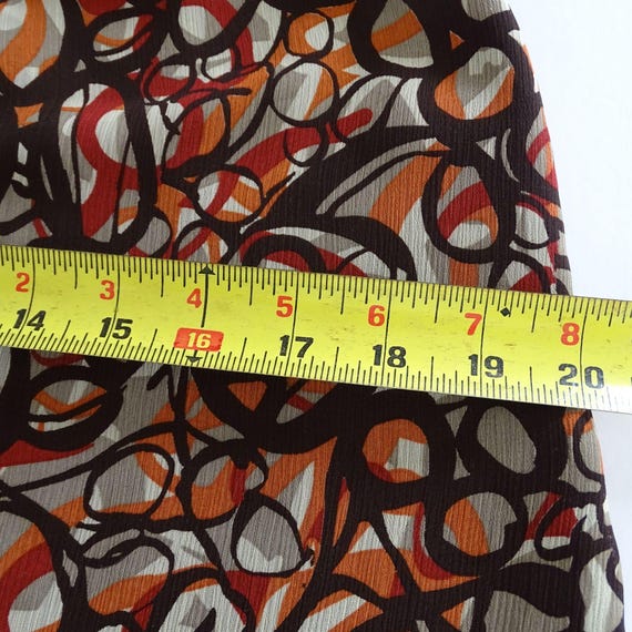 Elementz Multicolor Abstract Print A-line Midi Sk… - image 9