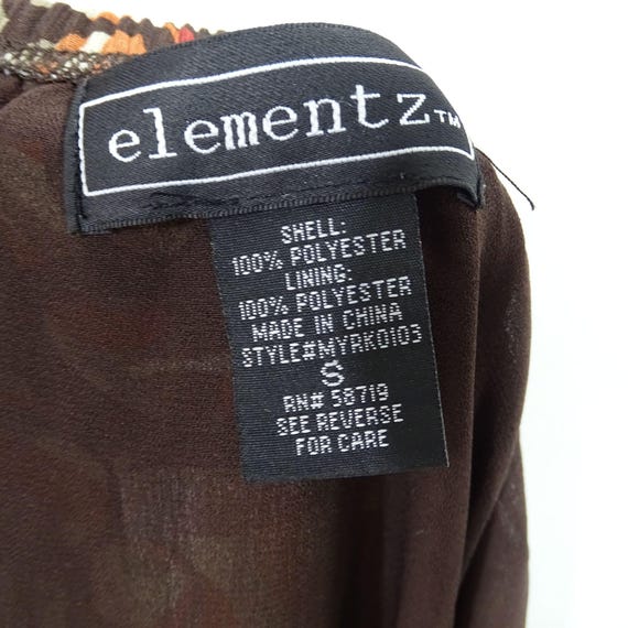 Elementz Multicolor Abstract Print A-line Midi Sk… - image 5