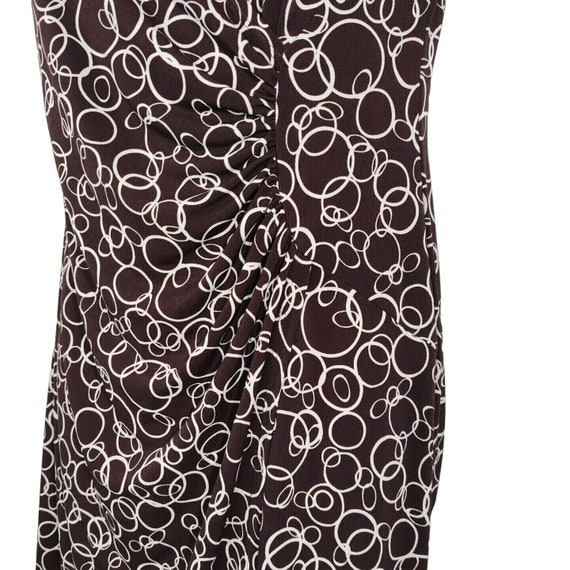 Connected Apparel Faux Wrap Dress Women Size 8 Br… - image 3