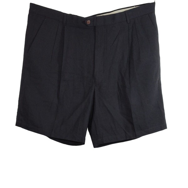 Mens Pleated Shorts Etsy